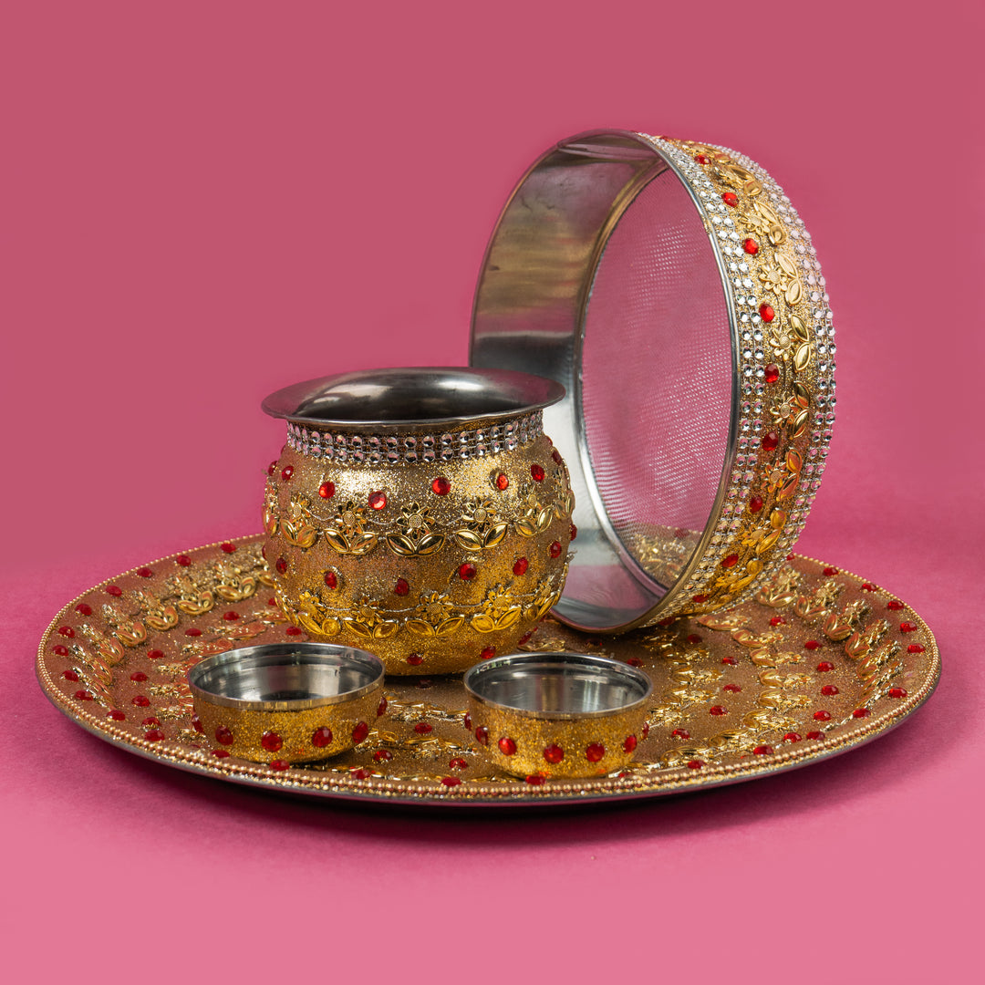 Moha Karva Chauth Thali Set