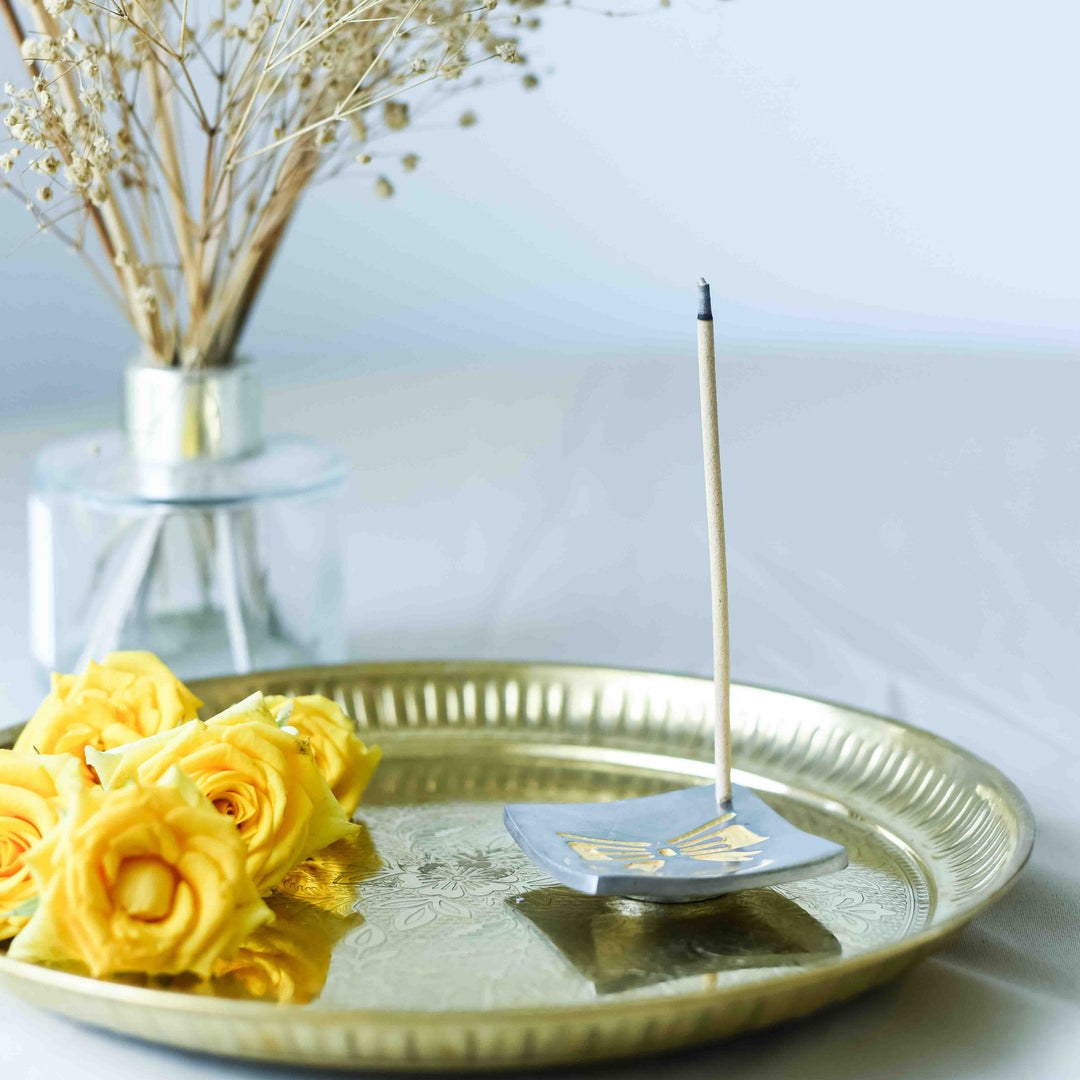 Yellow Ribbon Incense Holder