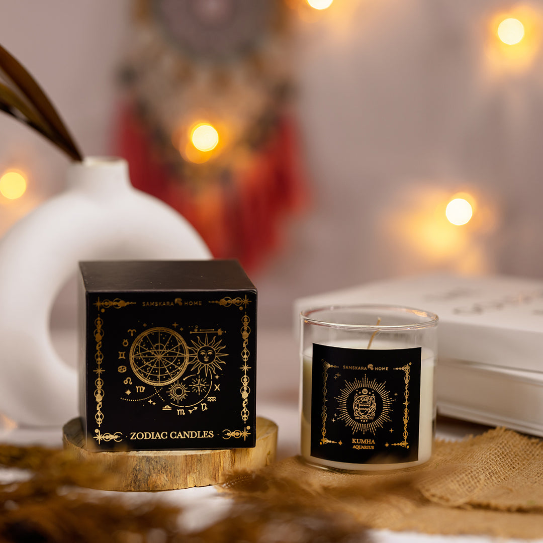 Aquarius - Zodiac Candle