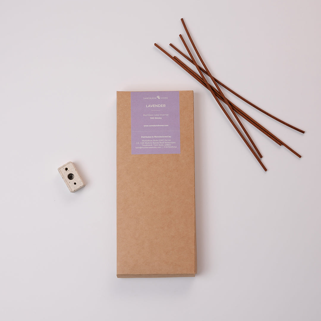 Lavender Bambooless Incense Jumbo Pack 100 Sticks