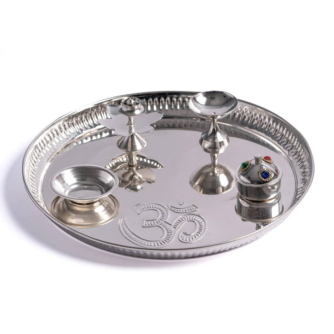 Rakshan Pooja 10" Thali Set