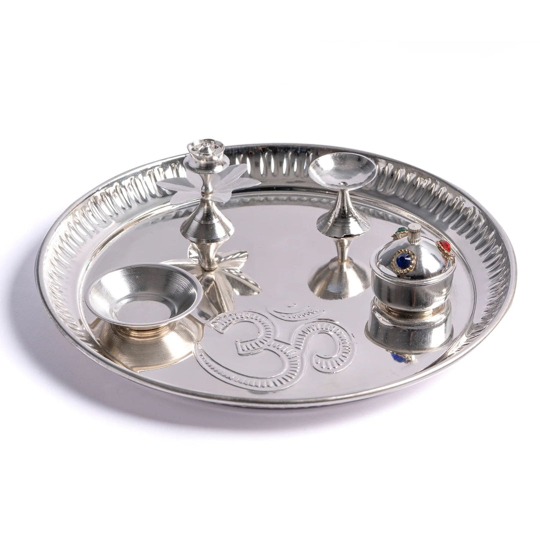 Rakshan Pooja 8" Thali Set