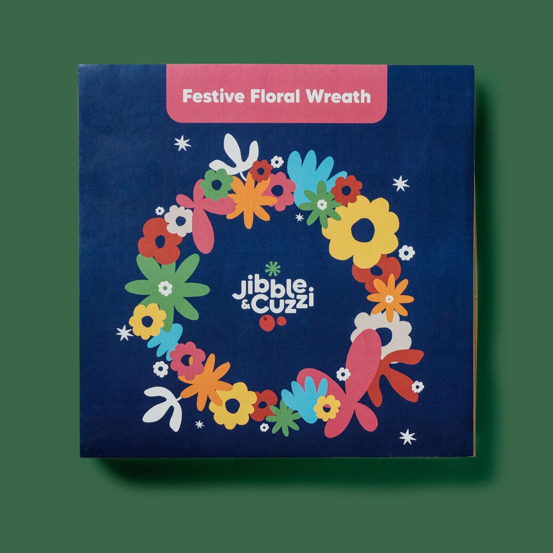 Festive Floral Wreath