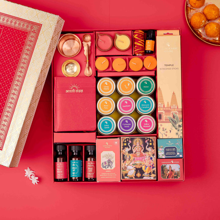 Samskara Home Swarnalakshmi Pooja Essentials Box