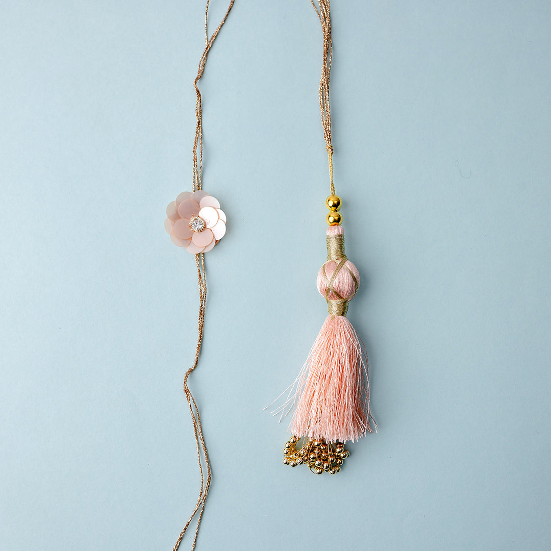 Kanchan Bloom Couple Rakhi