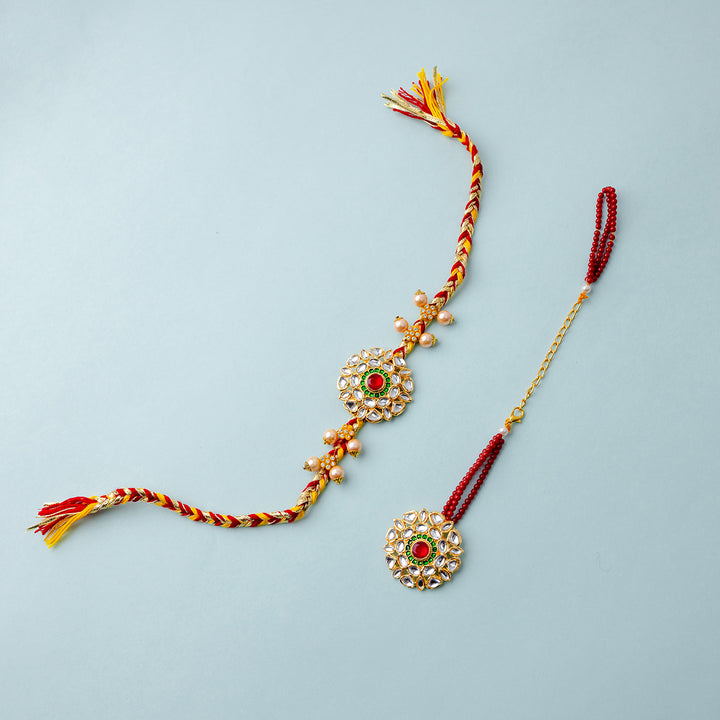 Veera-Vaidehi Couple Rakhi Set