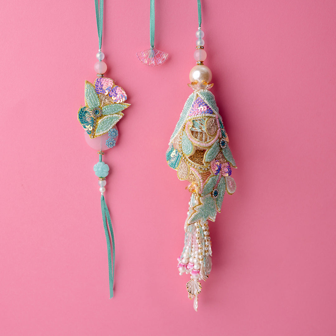 Pankhuri Bhaiya Bhabhi Rakhi Set