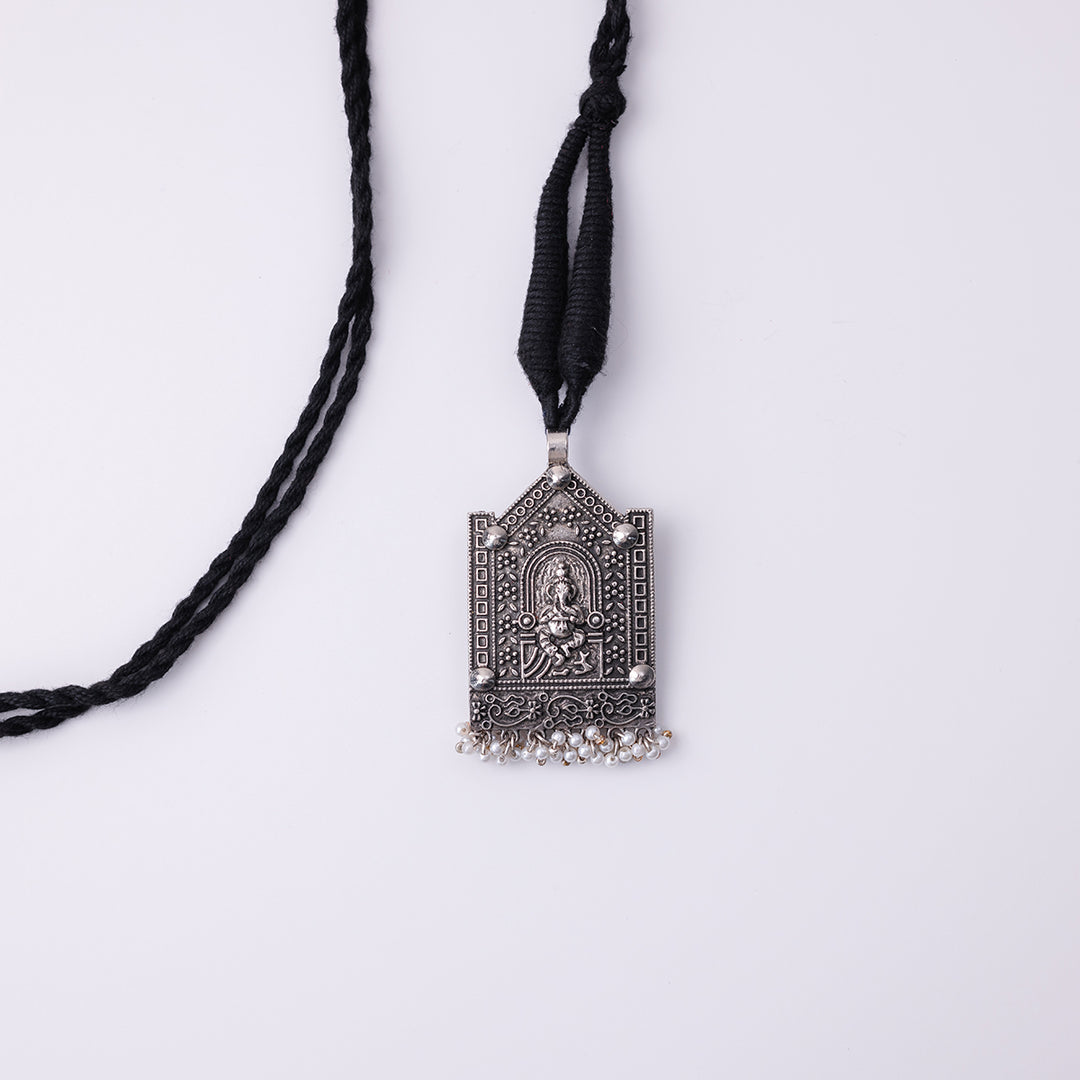 Charita Metal Pendant Necklace