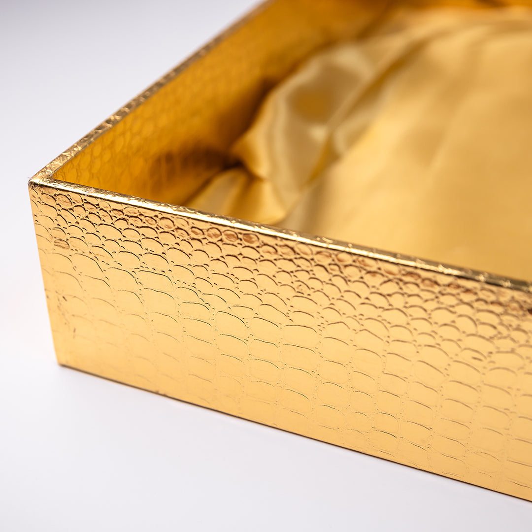 Hamper Tray - Gold