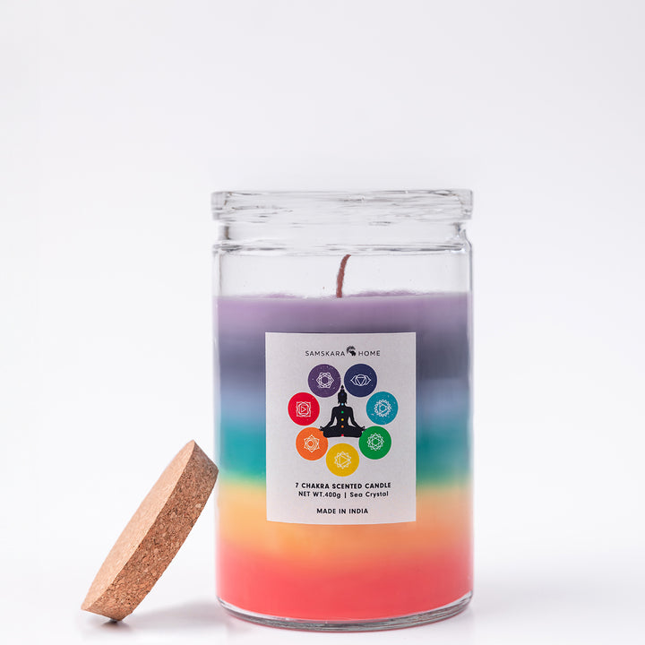 7-Chakra Jar Candle