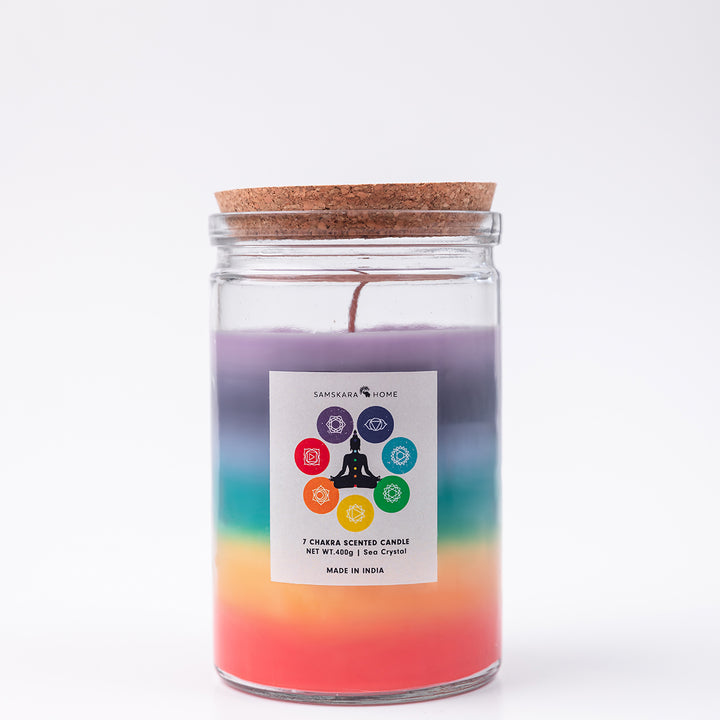 7-Chakra Jar Candle