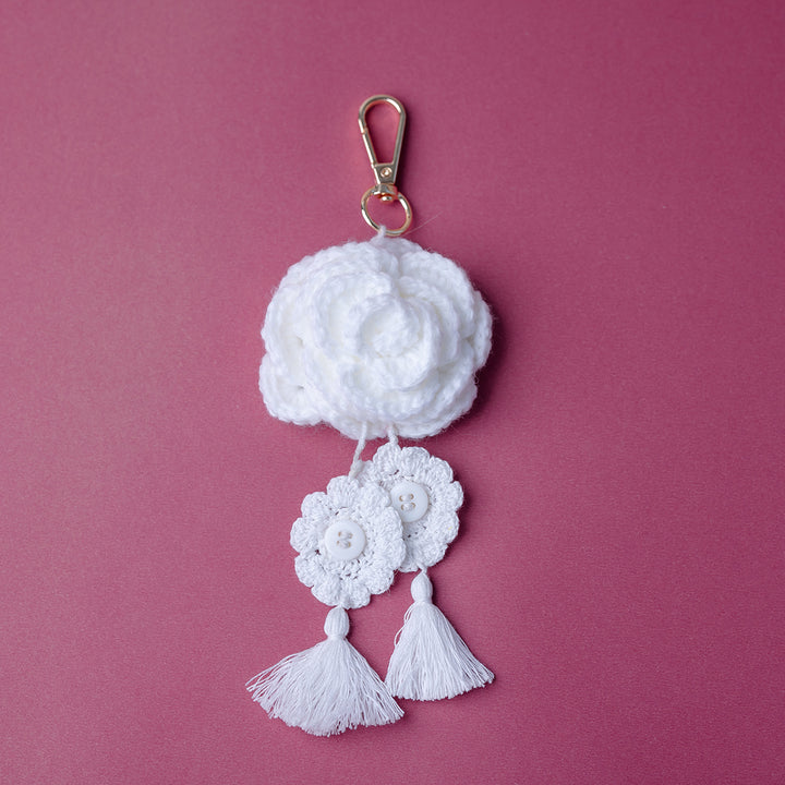 White Rose Charm