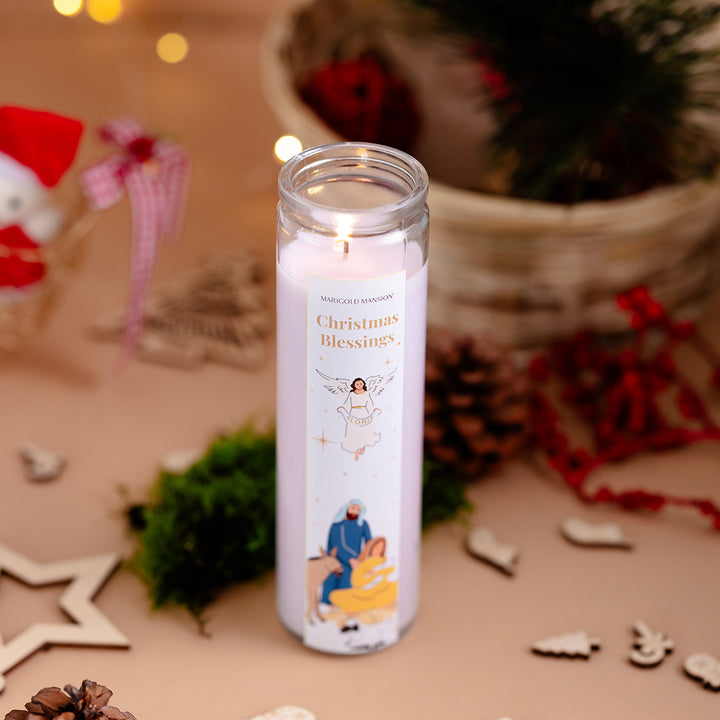 Church Candle Unscented White