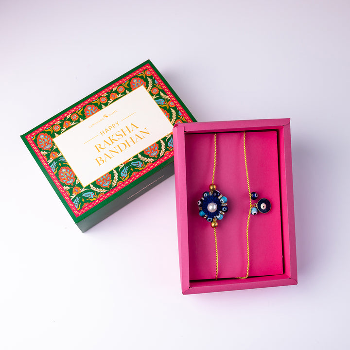 Anvika (Set of 2) Evil Eye Rakhis