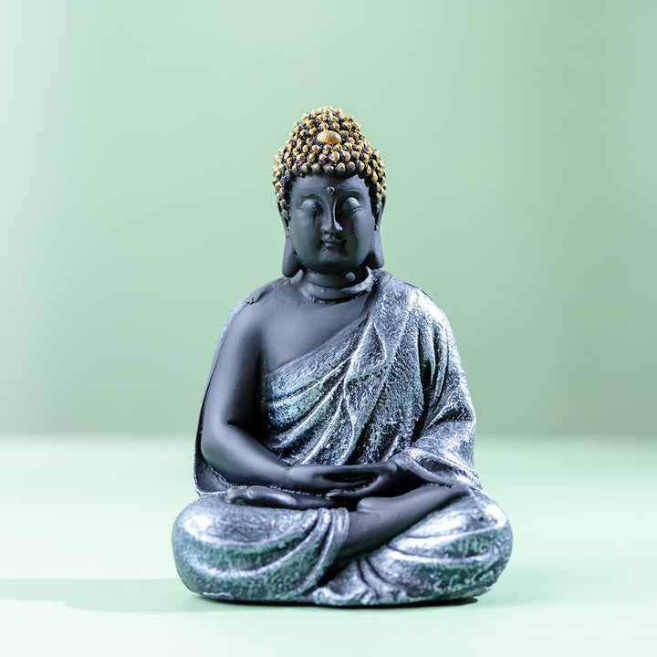 Zen Black Buddha Statue