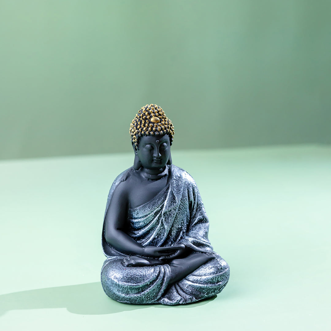 Zen Black Buddha Statue