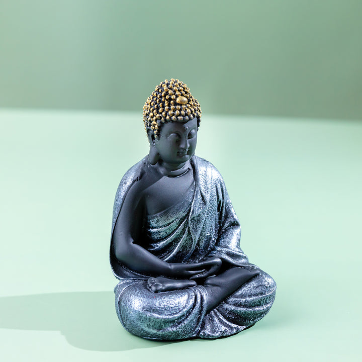 Zen Black Buddha Statue