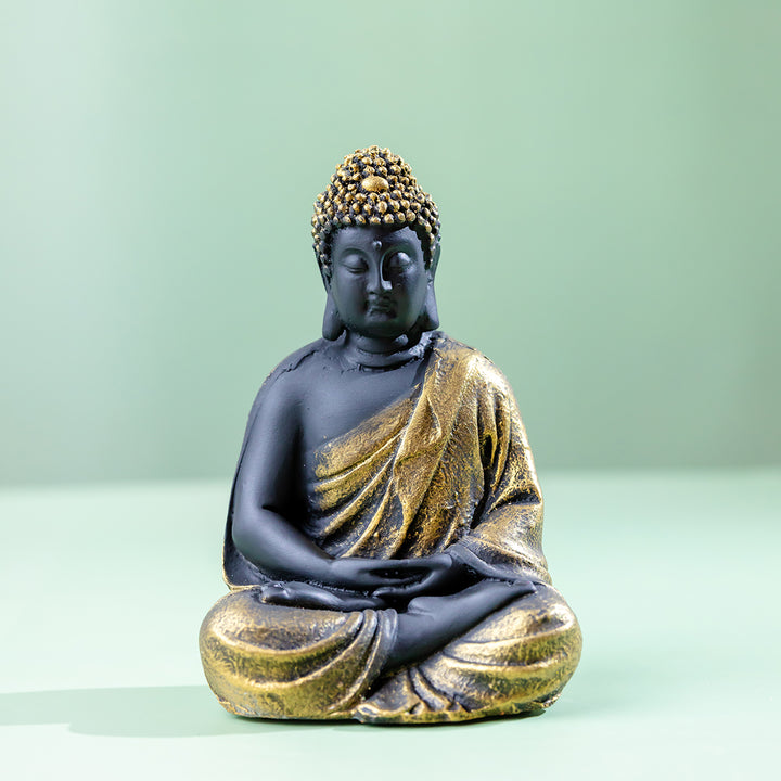 Golden Aura Buddha Statue