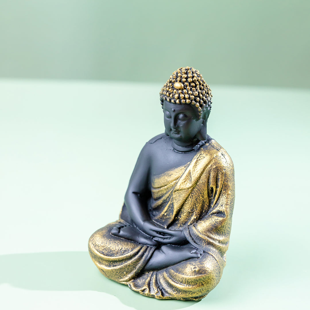 Golden Aura Buddha Statue