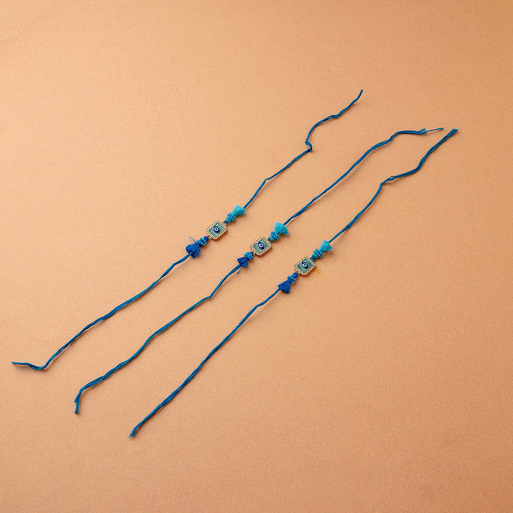 Neel Nazar Evil Eye Rakhi - Set of 3