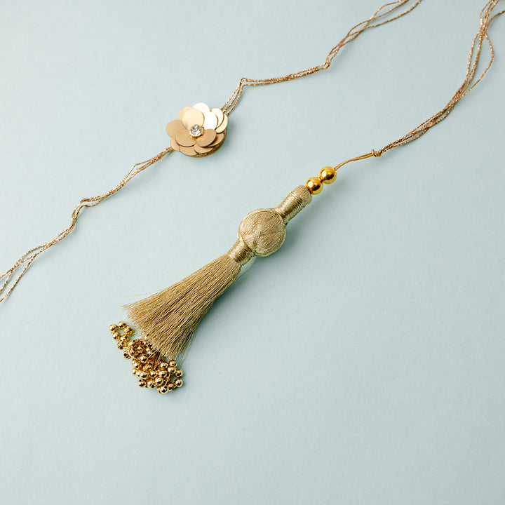 Kanchan Bloom Couple Rakhi