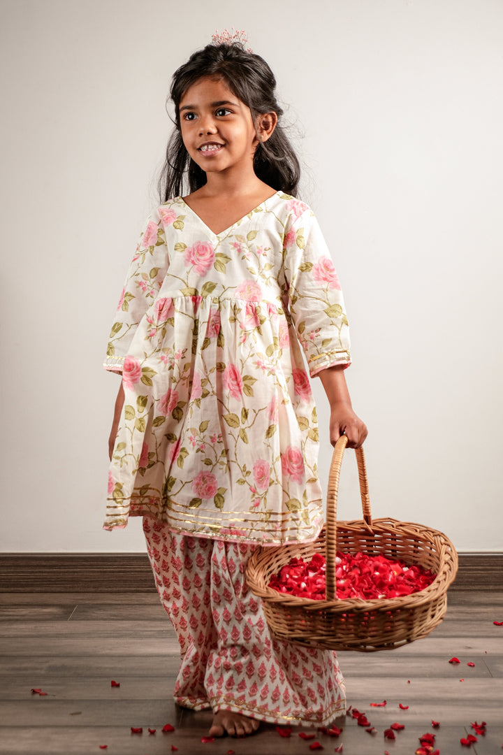 Gulaabo Kurta Sharara (set of 2)