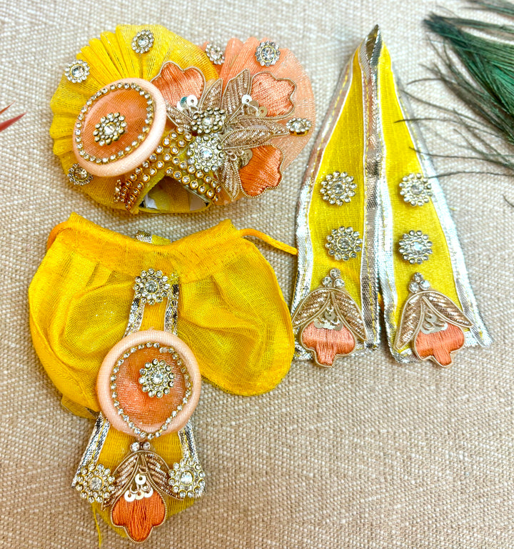 Kanak Shringar Lakshmi Ji & Ganesh Ji Dress Set