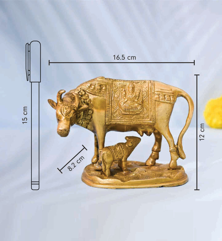 Kamadhenu Cow And Calf Idol