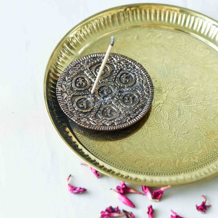 Mantra Circular Incense Holder