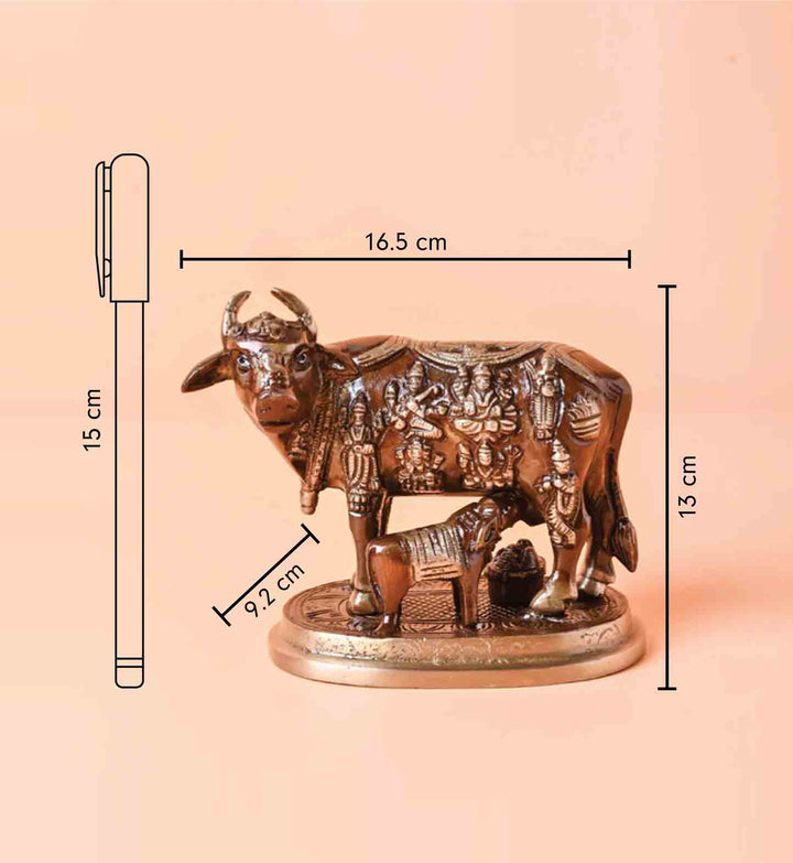 Punyakoti Cow And Calf Idol