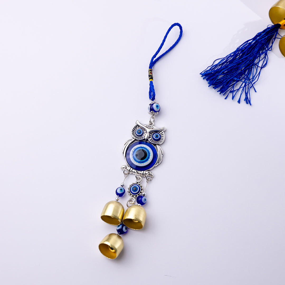 Radiant Watcher Evil Eye Owl Charm