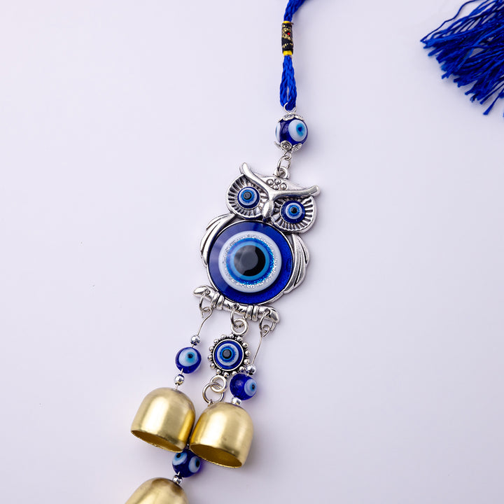 Radiant Watcher Evil Eye Owl Charm