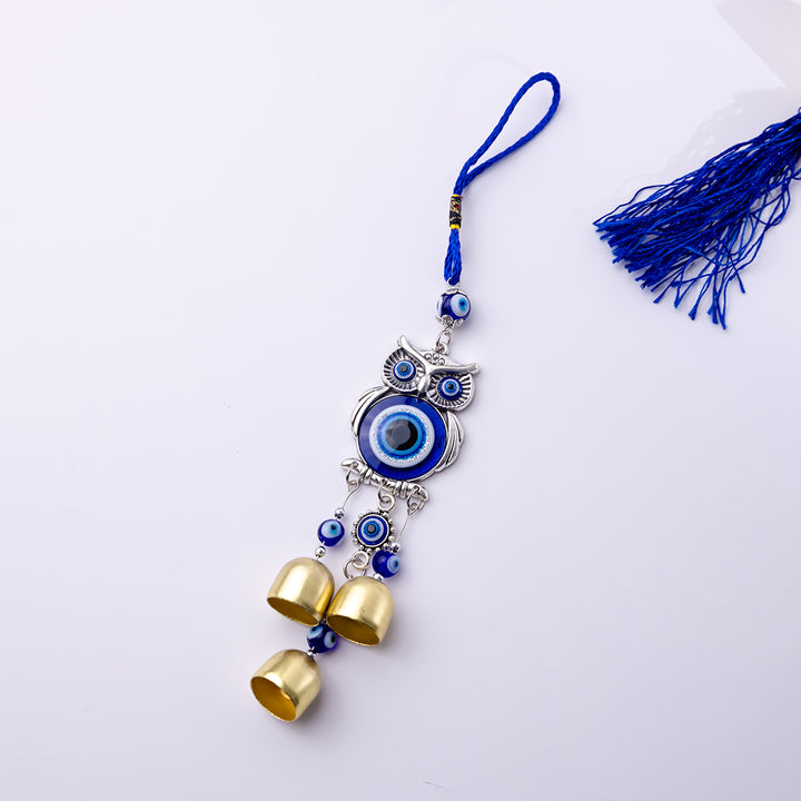 Radiant Watcher Evil Eye Owl Charm