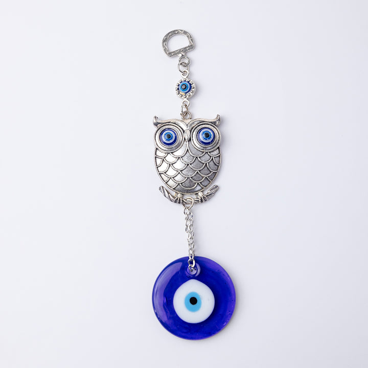 Eternal Shield Evil Eye Owl Charm