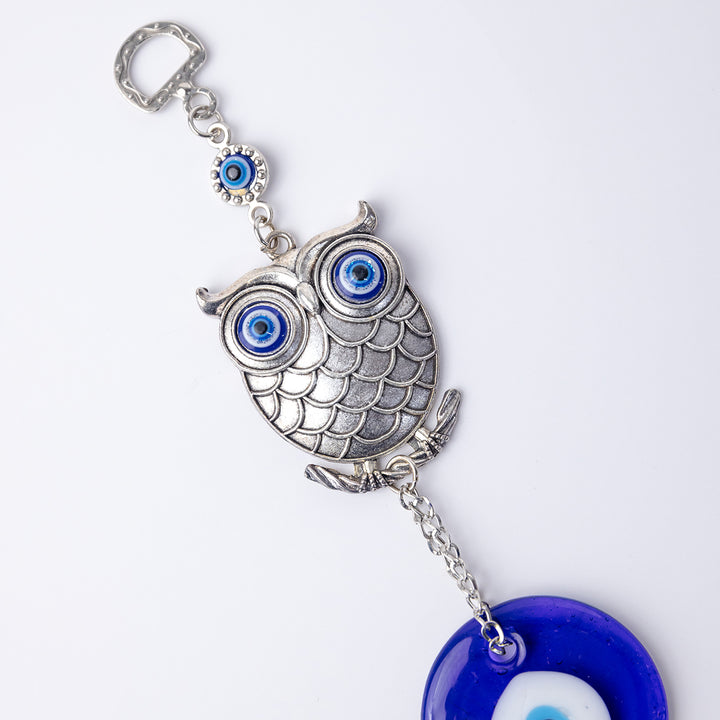 Eternal Shield Evil Eye Owl Charm