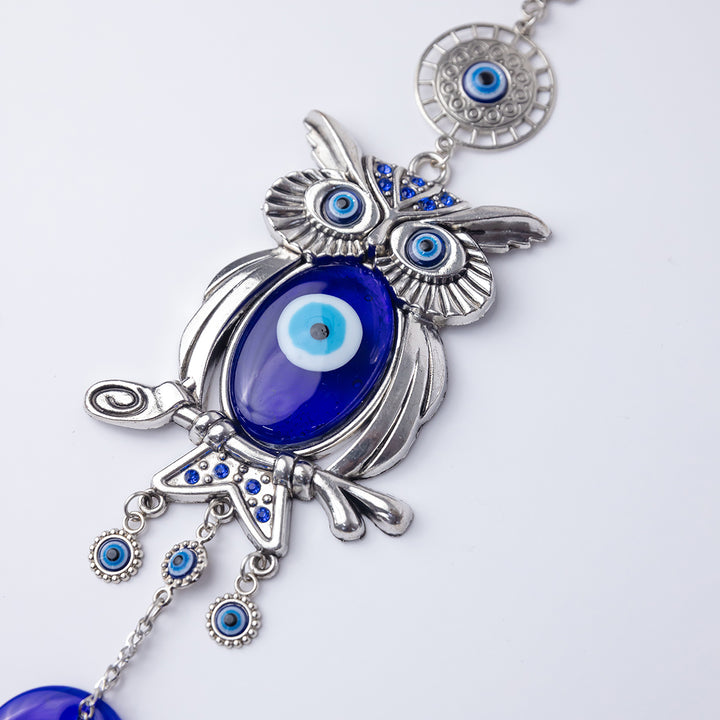 Tranquil Vision Evil Eye Owl Charm