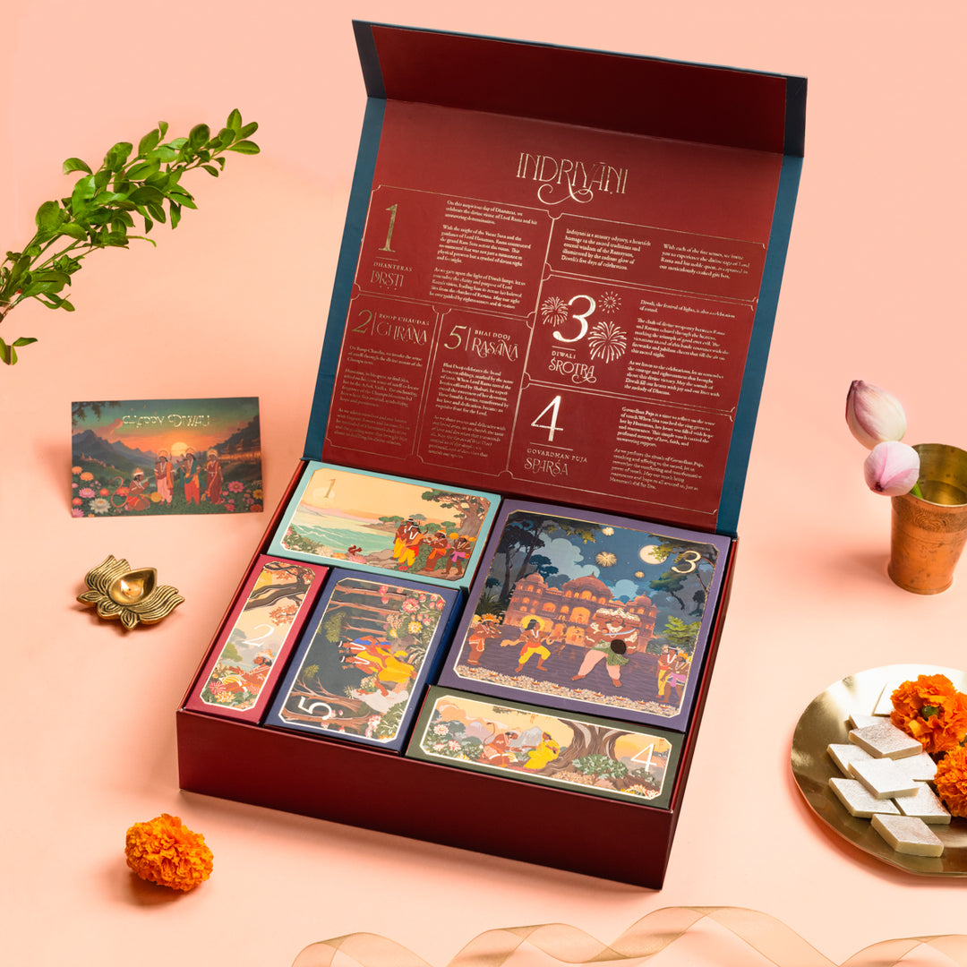 Indriyani - The 5 Days of Diwali - 5-senses Gift Set