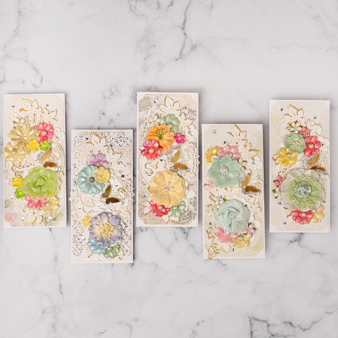 Floral Envelopes - Set of 5