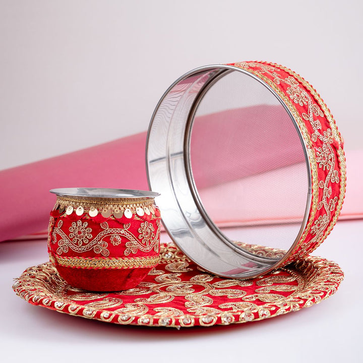 Pavitra Karva Chauth Thali Set