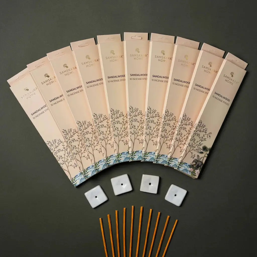 Combo Pack - Sandalwood Incense Sticks (Box of 10)
