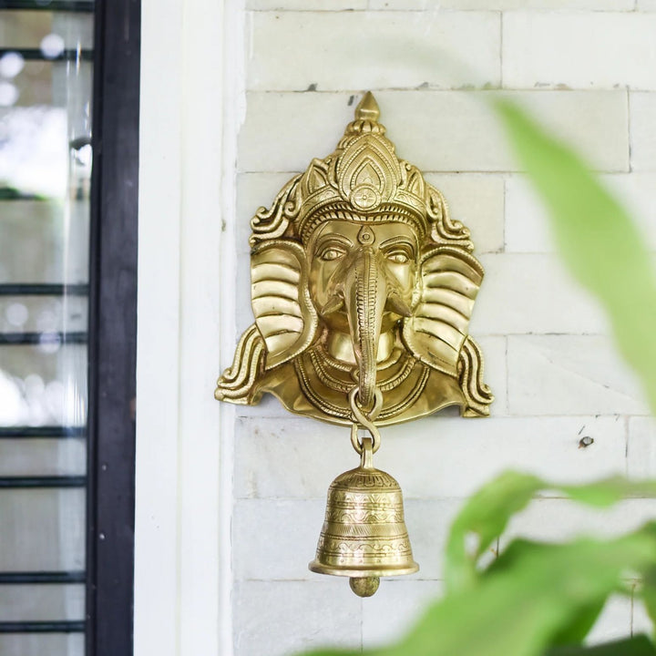 Ganesh Wall Hanging With Bell