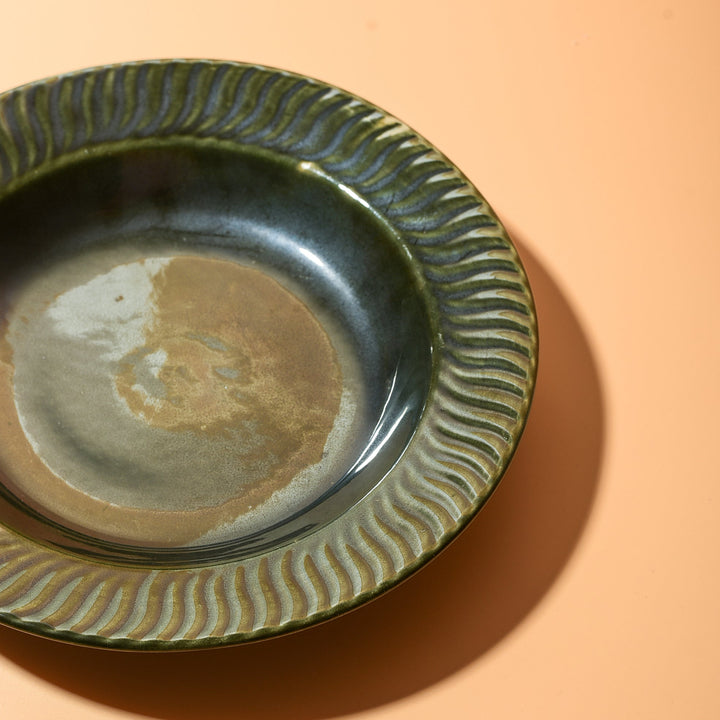 Juniper Green Ceramic Plate