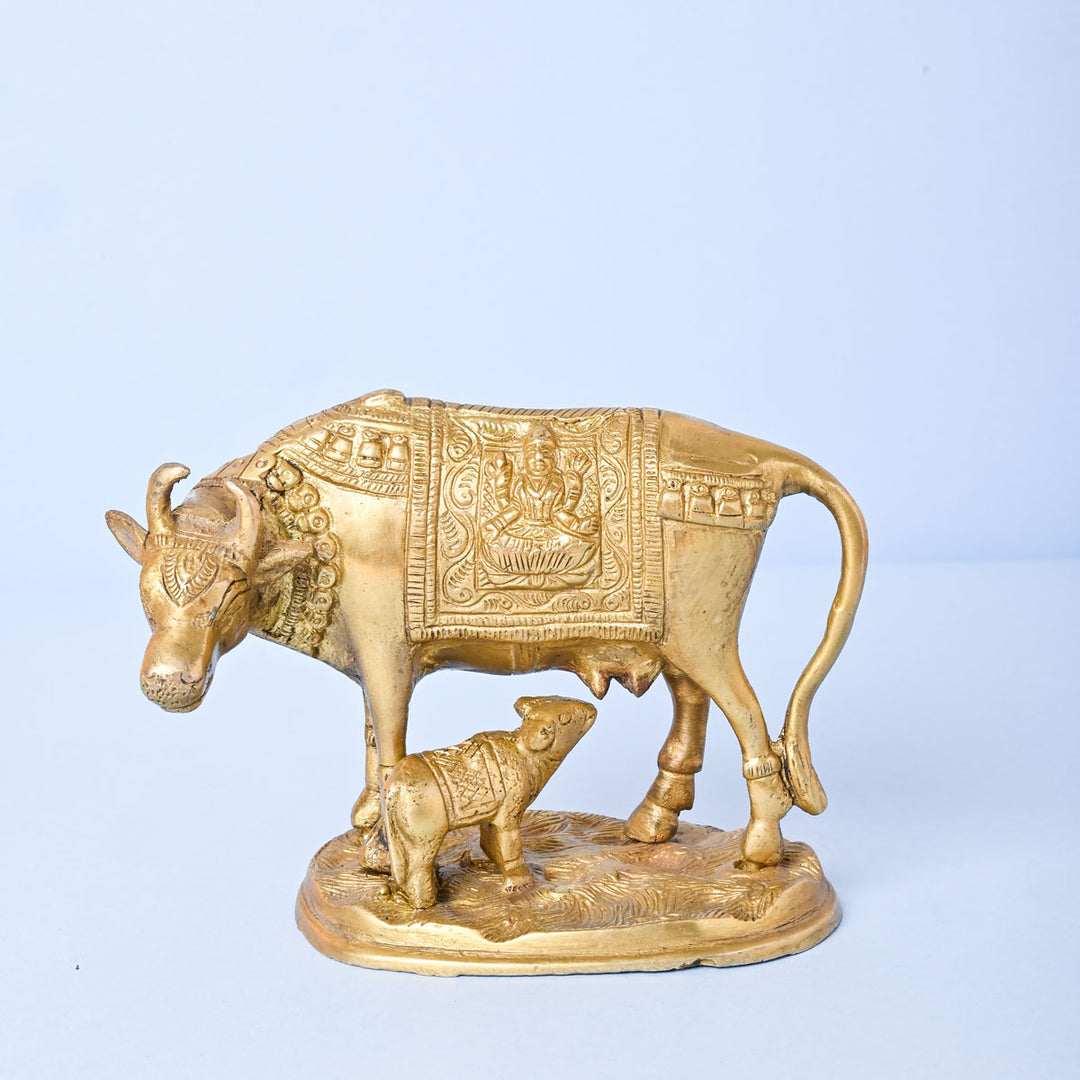 Kamadhenu Cow And Calf Idol