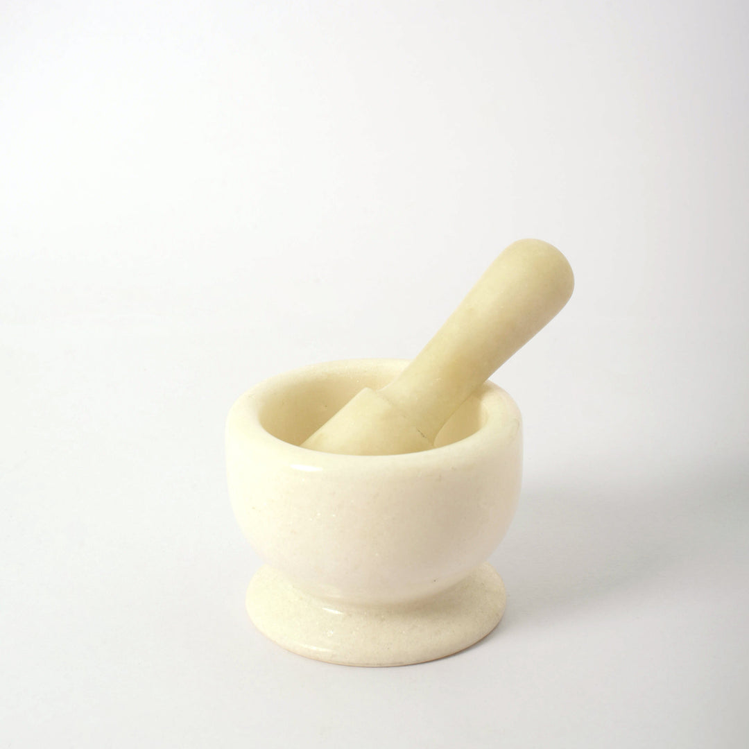 Monolith Marble Mortar and Pestle 4"