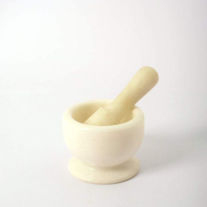 Monolith Marble Mortar and Pestle 4"