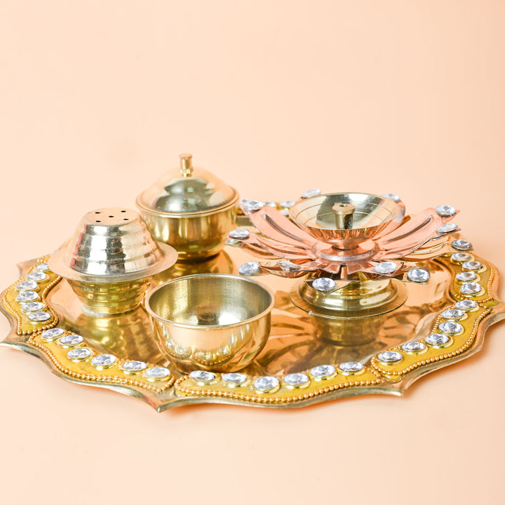 Sattva Aarti Plate