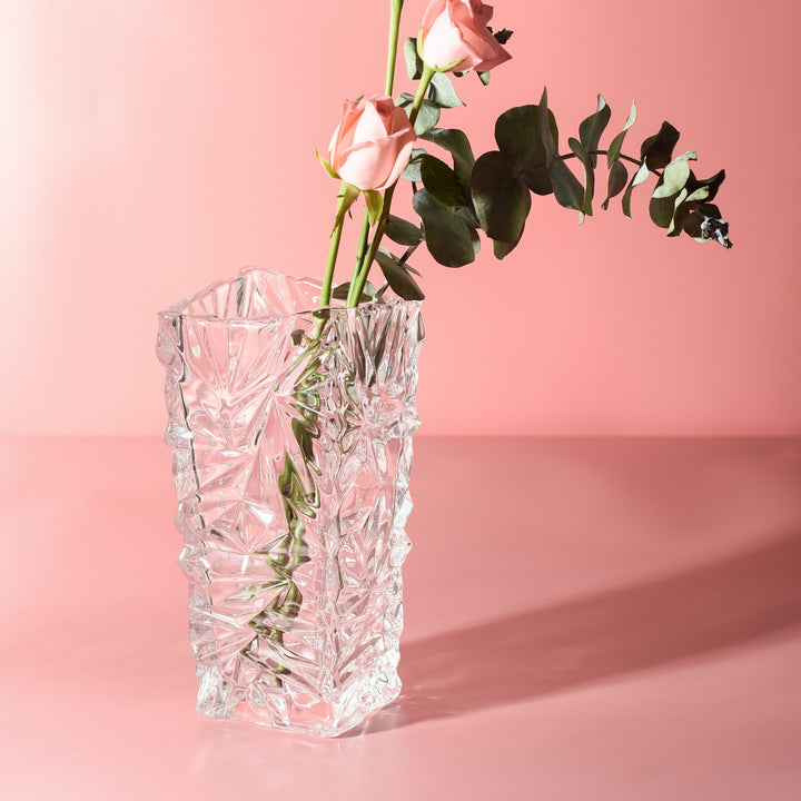 Tempest Clear Crystal Vase