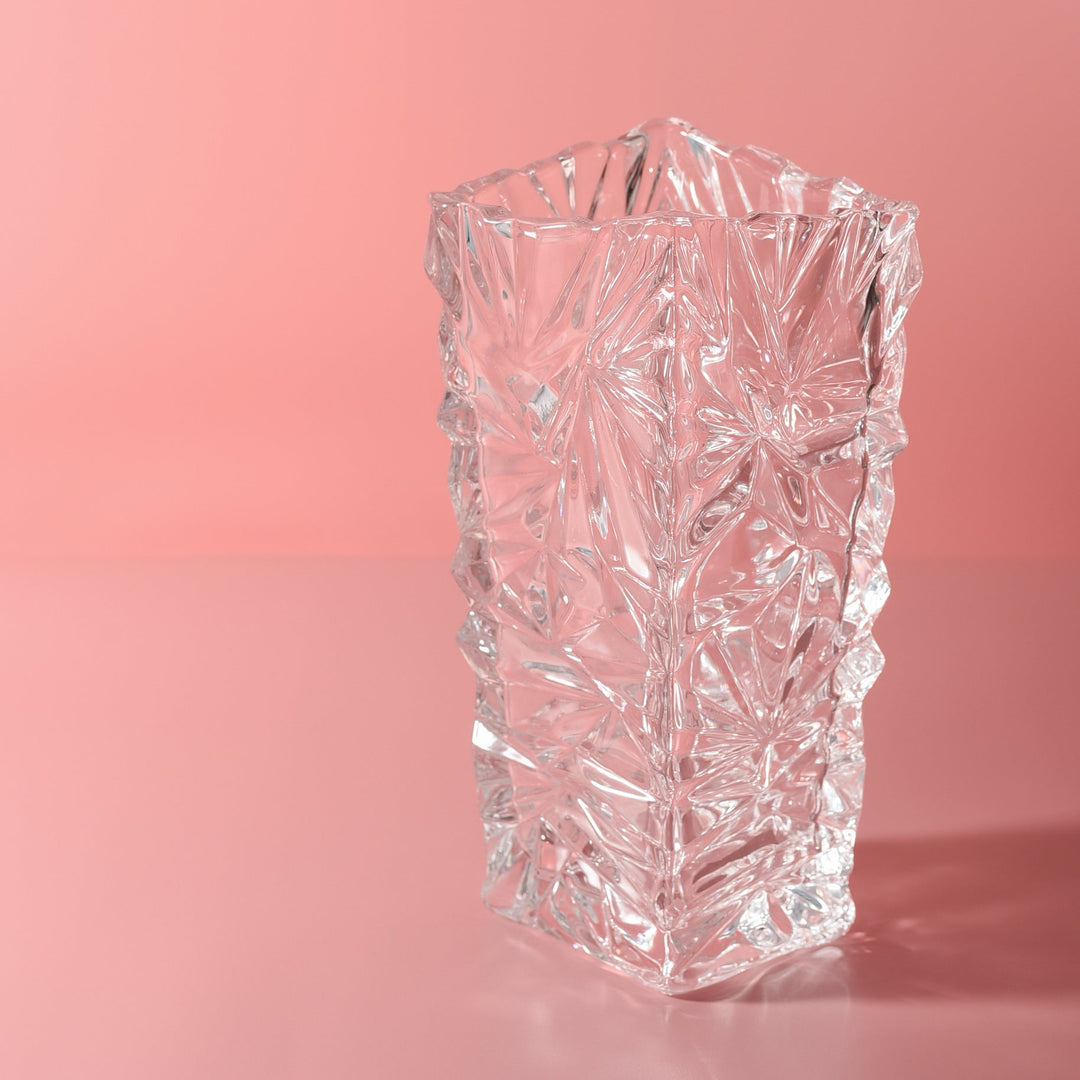 Tempest Clear Crystal Vase