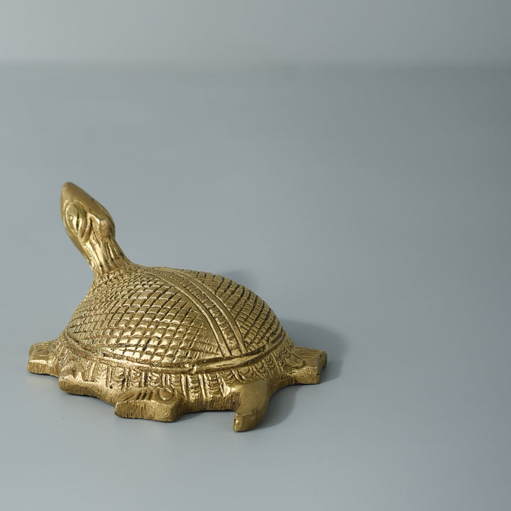 Tortoise Brass Figurine