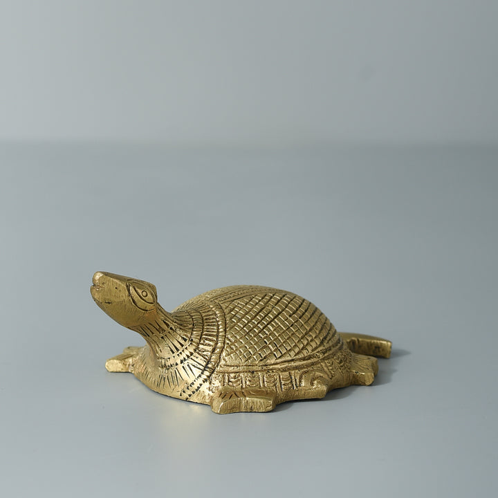 Tortoise Brass Figurine